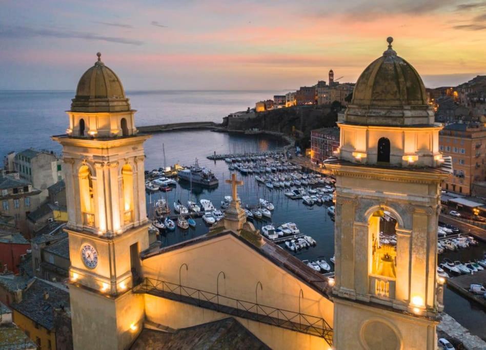 Charmant Studio Climatise Avec Parking, Au Coeur De Pietranera, Plage A 500M, Bastia A 2Km Ville-di-Pietrabugno 外观 照片